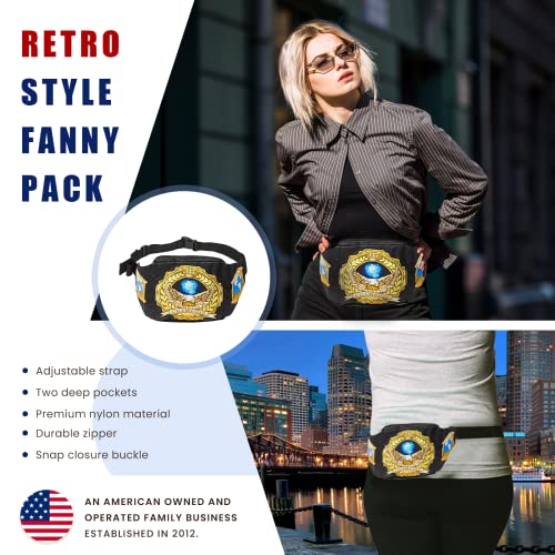 Funny Guy Mugs Championship Belt Fanny Pack, Waterproof Bum Bags for Women with Two Compartments, Crossbody Waist Bag Pack, Belt Bag for Travel Walking Running Hiking Cycling - color: Championship Belt