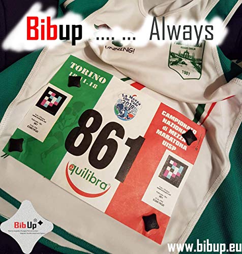Magnetic RaceBib Fixing System - color: Superman, size: Small