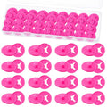 Juexica Race Bib Clips Running Number Holder - color: Rose Red