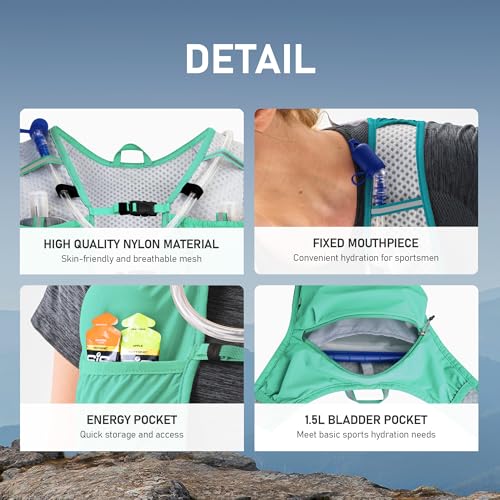 N NEVO RHINO Running Hydration Vest for Women with 1.5L Water Bladder