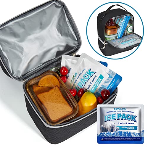 Cooler Ice Packs Reusable Ice Packs for Coolers Long Lasting Freezer Packs for Cooler Bag, Lunch Bags, Cooler Backpacks - color: 4 Pack - Lunch Box Ice Packs