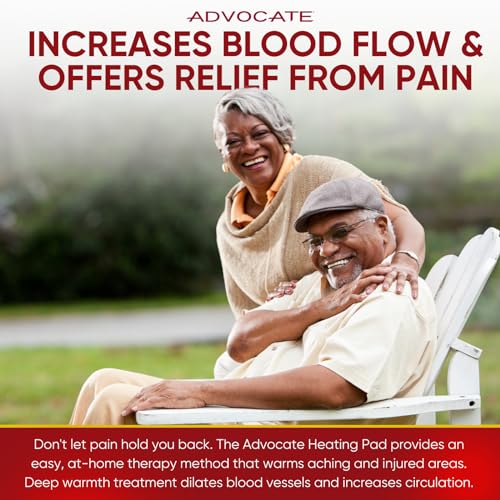 Moist and Dry Heating Pad, 4 Heat Levels, Back Neck Shoulder Relief