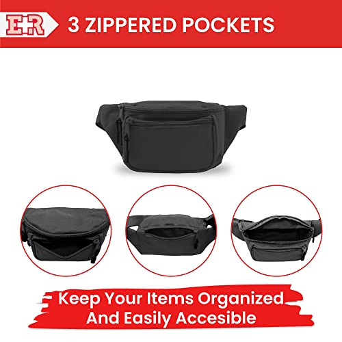 Ever Ready First Aid Deluxe Fanny Waist Pack Pouch for Emergency Tactical Preparedness
