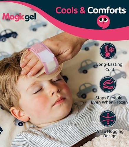 Magic Gel Kids Ice Packs for Boo Boos with Extra Adjustable Strap, 4 Pack Cute Dinosaur Mini Gel Ice Pack for Kids, Small Handheld Ice Packs, Hot Cold Therapy for Head Knee Elbow Bump Bruise- Dinosaur - style: Dinosaur
