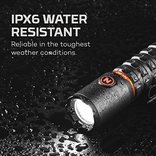 NEBO Torchy 2K Rechargeable Pocket Flashlight | 2000 Lumen Rechargeable Pocket Flashlight, 5 LED Light Modes, Water & Impact Resistant for Camping, Hunting, Hiking - color: 2000 Lumen-Gray