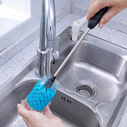 MOSOLAN Stainless Steel Water Bottle Cleaning Scrubbing Brush, 13 in-15 in - size: 13-15 Inch (Pack of 2)