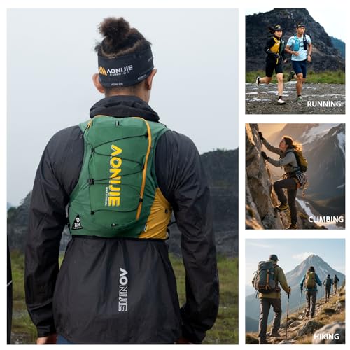 AONIJIE Running Vest for Men Women, Lightweight Hydration Vest - size: Medium