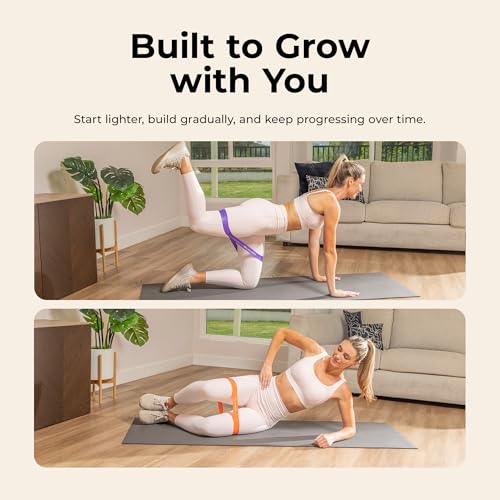 Sunny Health & Fitness 5-Level Resistance Loop Bands for Strength Training