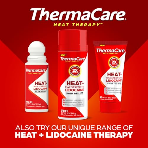 ThermaCare Portable Heating Pads for Muscle & Joint Pain Relief, 4 Count - size: 4-Count