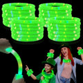 12-24 PCS Green Glow Sticks Halloween Party Favors Toys for Kids Adults - style: Green