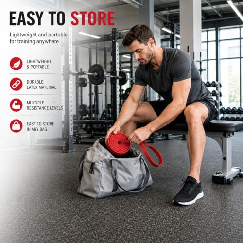 5-Level Resistance Bands for Working Out, Pull Up Assistance Bands