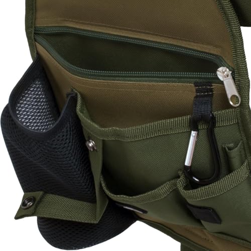 Handy Organizer Garden Tool Pouch - Unisex Utility Belt Apron for Gardening Gifts, Plumbing, Florists, Woodwork, DIY - with Multiple Pockets for Hand Tools & Adjustable Waist Belt Case4Life