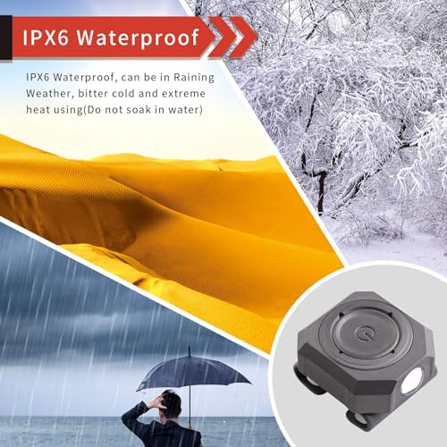 MecArmy CPLU Wrist Flashlight, Compact USB-C Rechargeable EDC LED Light, 300 Lumens, Double-Click Anti-Misfire, IPX6 Waterproof, for Running, Night Walking, Hiking - Fits on Watchband/Strap Systems - color: Titanium Sandblasted