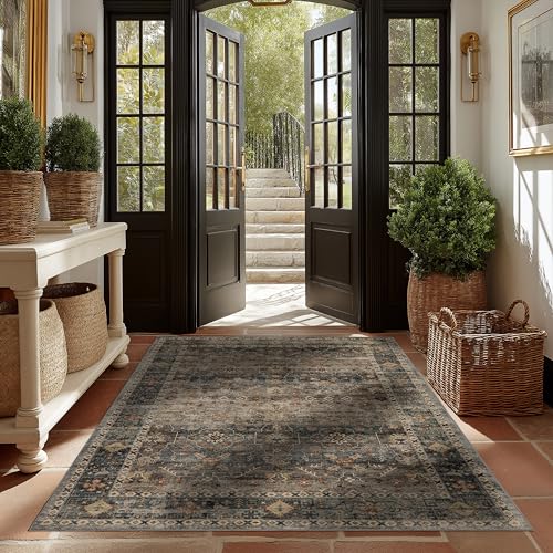 Ruaruarug Washable Area Rug 4×6 for Living Room, Ultra Soft, Camel - color: Camel, size: 4' x 6' (Rectangular)