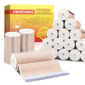 FRESINIDER Premium Elastic Bandage Wrap 4 Inch, 18 Pack, Hook and Loop - color: 18 Pack X 4 Inches