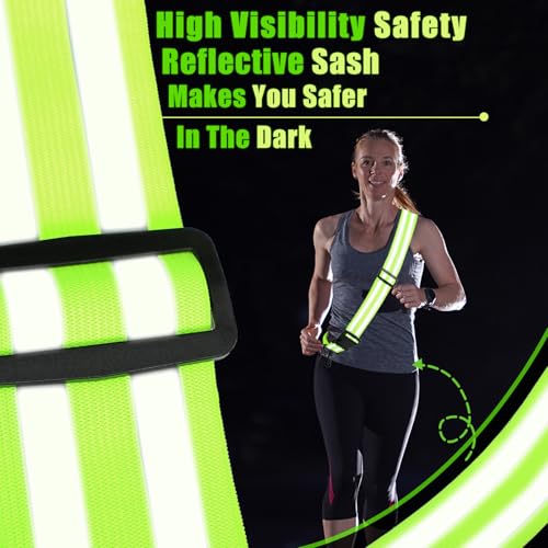 Saintrygo Reflective Sash for Walking - color: Purple
