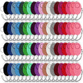 Kanayu 76 Pcs Personal Alarm Bulk 130DB Safe Sound Emergency Safety Self Defense Security Alert Keychain with Led Light Personal Protection Alarm for Women Girls Kids Elderly (Mixed Colors) - color: mixed colors