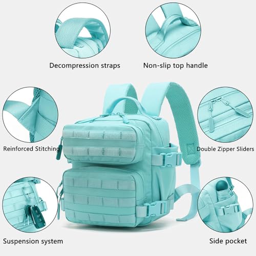 9L/20L Mini Backpack for Men and Women, Small Backpack for Gym Hiking Travel Sports Running - color: 9l-blue