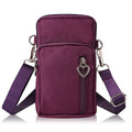 Women Cell Phone Purse Wristband Sport Armband Wallet Travel Crossbody Cell Phone Purse for Galaxy S10 Plus S9 Plus A50 A7 J7,OnePlus 6T,HTC U12 (Purple) - color: Purple