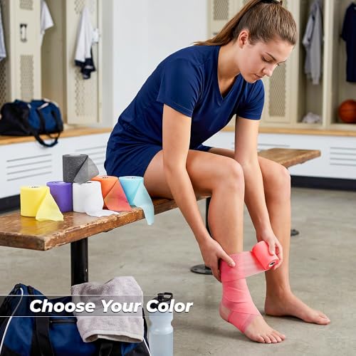 Cannon Sports Pre Wrap Foam Underwrap - 2 Pack, 2.75" x 30 Yards Per Roll (60 Total Yards) - Athletic Underwrap for Sports Tape, Training & Exercise (Purple) - color: Purple