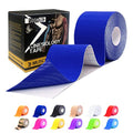 SOON GO Kinesiology Tape, 2IN x 16.4FT Uncut Athletic Tape, Waterproof Breathable Latex-Free, Muscle Recovery & Joint Support, Dark Blue (1/2/5 Rolls) - color: Dark Blue, size: 1 Count (Pack of 1)