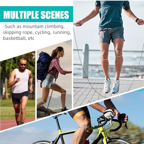 Foilswirl Patella Knee Band Basketball Knee Strap,2,Light Blue,M - color: Light Blue, size: M