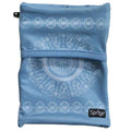 Sprigs Wrist Wallet Running Wristband Pocket for Keys Cards Cash ID Phone - color: Batik Blue