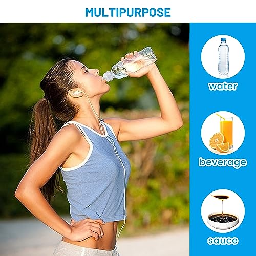 28mm Push Pull Cap, Replacement Water Bottle Flip Tops with Seal Tab for Smart Bottles or Soda Water Bottles, 10PCS