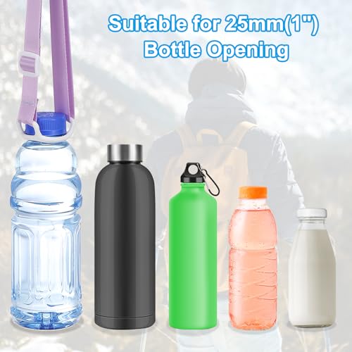 PATIKIL Water Bottle Lanyard - color: Pink/White
