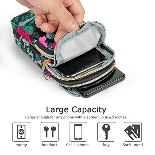 Sports Armband Outdoor Sweat-Proof Running Armbag Cross-Body Shoulder Casual Wallet Purse Gym Fitness Cell Phone Bag Key Holder for iPhone 13 PRo/12 Pro/Xs Max/Xr,Galaxy S10 Plus, P30 Pro (#19) - color: #19