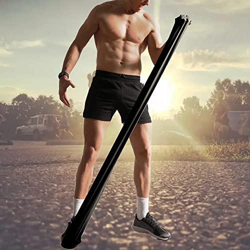 Long Resistance Bands for Working Out, Physical Therapy, Yoga & Pilates - color: Black