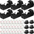 Yahenda 6 Pack Tape Dispenser Desk Bulk with 24 Rolls, Replacement Cores