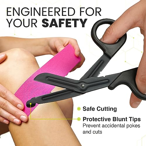 TapeGeeks Medical Scissors, Trauma Shears, Bandage & Athletic Tape Scissors