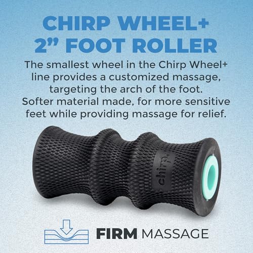 Chirp Foam Roller for Foot Massage and Pain Relief, Wheel+ 2" Foot Roller - size: 2" - Deep Tissue