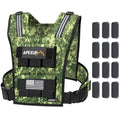 APEXUP Weighted Vest Men, Adjustable Weight Vest for Running - color: Green Digi Camo, size: With Weights-30lbs
