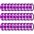 12 Pcs LED Glow Bracelets Sound Activated Flashing Light Up Bracelet for New Years Eve Glow in the Dark Party Supplies Christmas Party Favors Birthday Gift Carnival Concerts Night Events - color: Purple