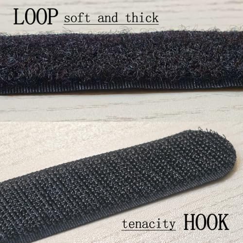 8"12"18"24"30" Hook and Loop Fastening Cable Strap - 60 Pack Reusable Nylon Extend Securing Strap - Adjustable Cinch Strap with Buckle - size: 1 x ( 8+12+18+24+30 ) in (Pack of 2)