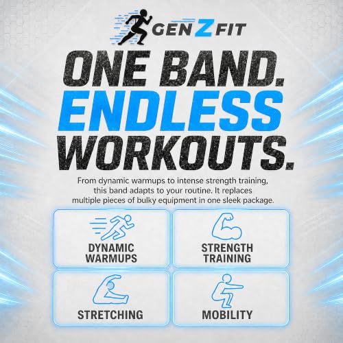Premium 76" Extra Long Resistance Band for Working Out, 3" Wide Non-Slip Fabric Exercise Band for Stretching, Yoga, Strength Training & Physical Therapy - color: Blue