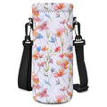 RICHEN Neoprene Water Bottle Carrier Bag with Adjustable Shoulder Strap,Insulated Water Bottle Cover for Stainless Steel/Glass/Plastic Bottles - color: BC-52, size: 500ml