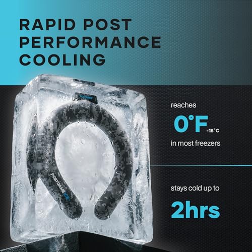 rituo Postgame Cooling Neck Wrap, Reusable Gel Ice Pack, L/XL - size: Large/XL