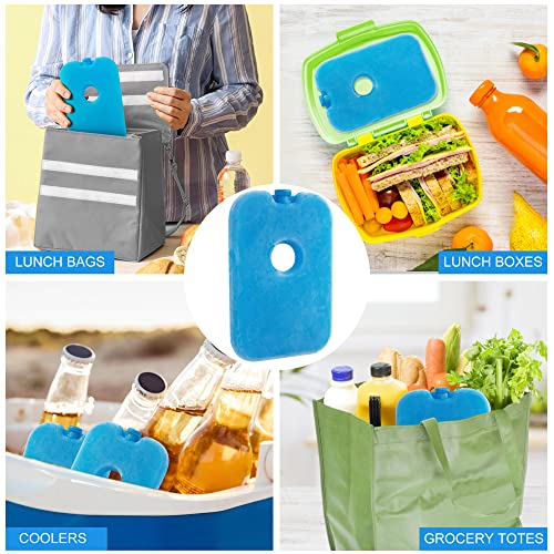 LotFancy Ice Packs for Cooler and Lunch Box, Reusable Freezer Packs - size: 6-Pack