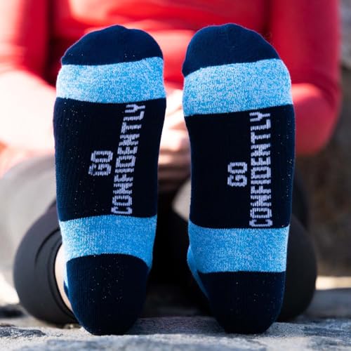 Gone For a Run Motivational Ankle Running Socks - Affirmation Runners Gifts - color: Slay the Day