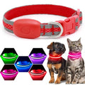 Flashseen LED Dog Collar, Light Up Dog Collar USB Rechargeable, Red, XS - color: Red, size: X-Small