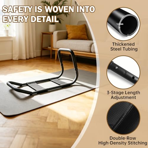 Adjustable Hamstring Stretcher and Knee Extension Device for Flexibility