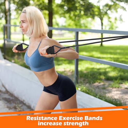 Zomiboo Baseball Bands Sports Resistance Exercise Bands - color: Black, style: 50 Lbs