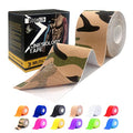 SOON GO Kinesiology Tape, 2IN x 16.4FT Uncut Athletic Tape, Waterproof Breathable Latex-Free, Muscle Recovery & Joint Support, Camo (1/2/5 Rolls) - color: Camo, size: 1 Count (Pack of 1)