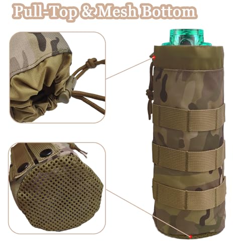 1000D Nylon Tactical MOLLE Bottle Pouch Outdoor Sports Water Bottle Bag