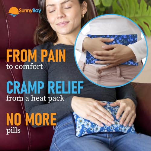 SunnyBay Heating Pad, Neck and Shoulder Wrap, 6x11 inch, Eucalypse - color: Pack of 2 - Euca