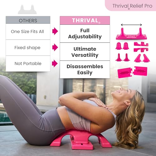 Thrival Relief Pro, Psoas Muscle Release Tool, Patented, Pink - color: Pink, size: Thrival Relief Pro
