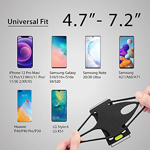 BONE Run Tie 2, Universal Running Phone Armband for 4.7"-7.2" Smartphones